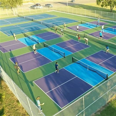 Pickleball Court Fäktning